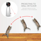 Automatic Cat Laser Toy with USB Charging and 5 Pattern Modes